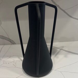 ARHAUS Modern Black Metal Vase Small